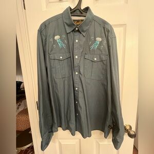 Howler Bros Gaucho Snapshirt w/ Jellyfish